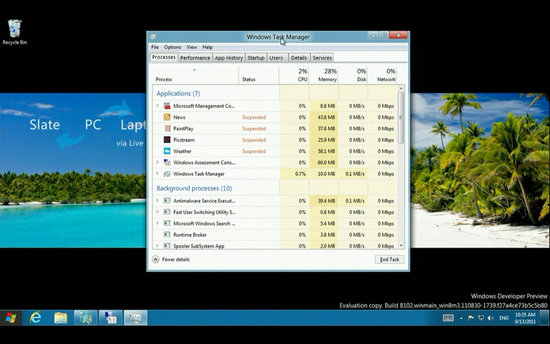 Windows 8 Task Manager