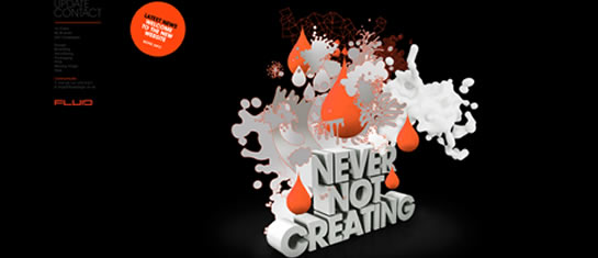 Flash Portfolio - Fluid