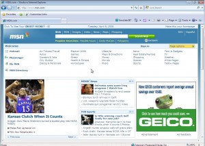 Internet Explorer 8 Old UI