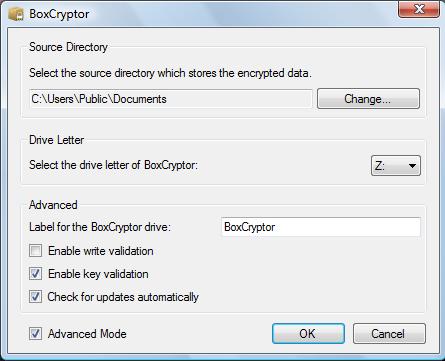 BoxCryptor Source Directory