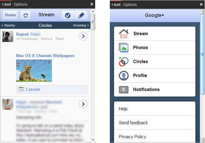 Google Plus Extensions