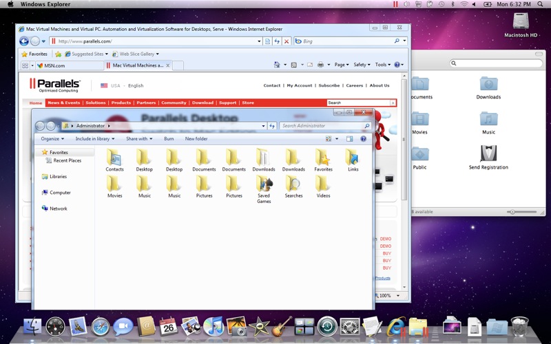 Parallels Desktop 6 Windows 7 Aero Visuals