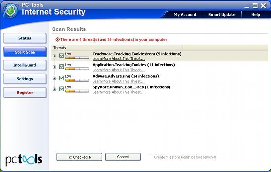 PC Tools Internet Security Suite 2011