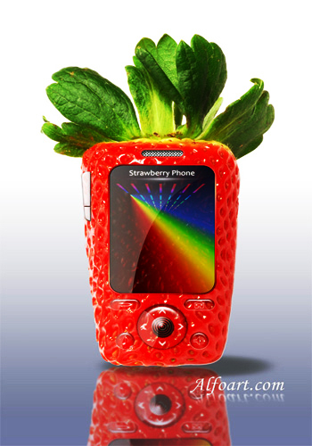 4 Strawberry phone