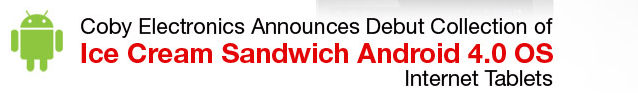 Coby Android 4.0 Tablet