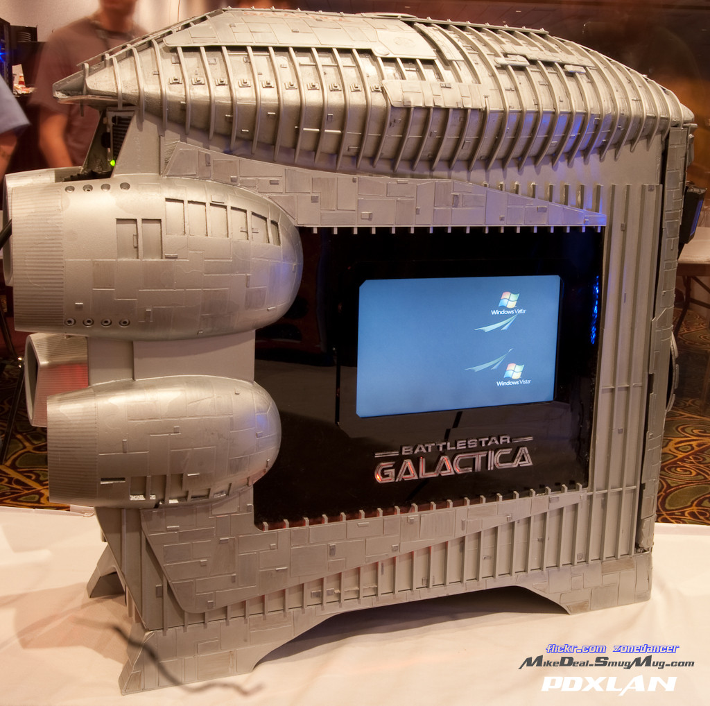 Battlestar Galactica Custom Case Mod