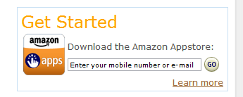 Appstore for Android Getting Started Link
