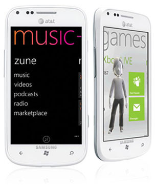 Samsung Focus 2 Angled