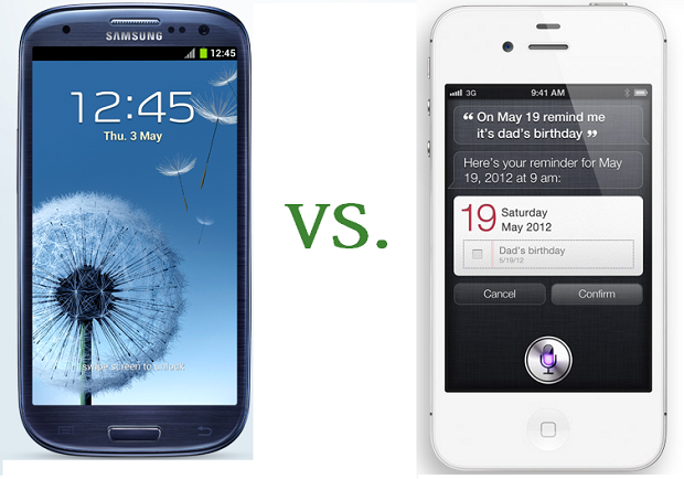 Samsung Galaxy S3 vs. Apple iPhone 4S – Faceoff ...