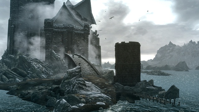 Dawnguard Skyrim Expansion- Castle Valkhir the Vampire Stronghold