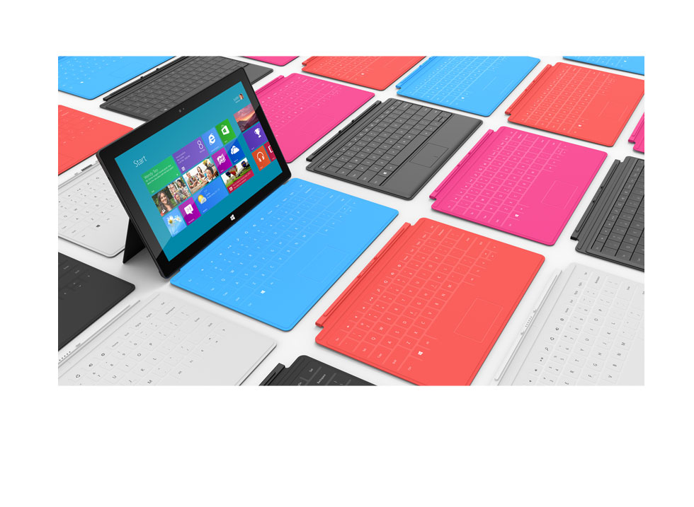 Microsoft Surface Windows 8 Tablet With Magnetic Cases