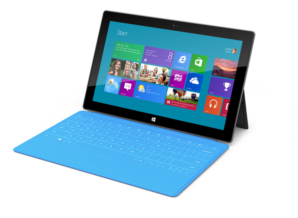 Microsoft Surface Windows 8 Tablet With Magnetic Case