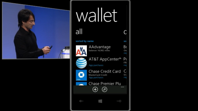 Windows Phone 8 Wallet Hub