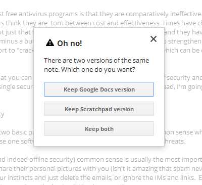 Google Scratchpad Can Be Confusing