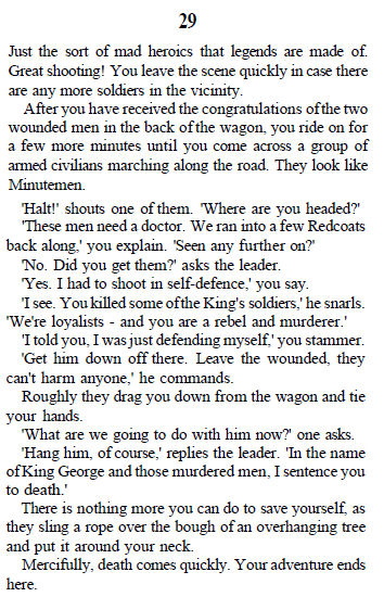 Real Life Gamebooks 6 Redcoats and Minutemen The American War of Independence, 1987