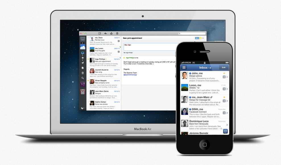 Sparrow iOS Client for iPhone and Mac