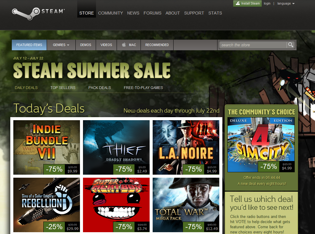 Steam Summer Sale