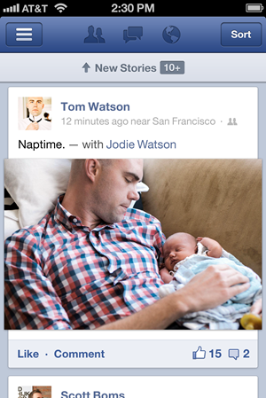 Facebook 5.0 Faster Newsfeed