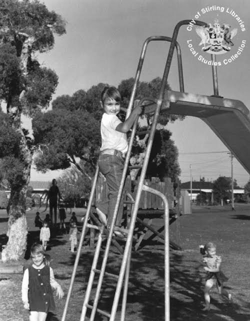 Slender Man at Playground
