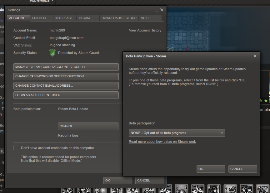 How to Opt Into the Steam Beta