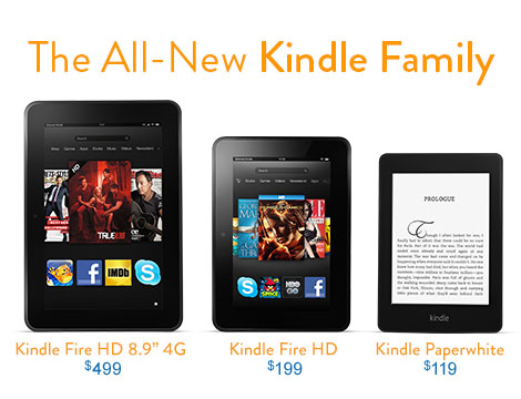 The All New Kindle Fire HD Family