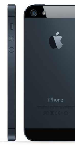 The iPhone 5 is Thinner