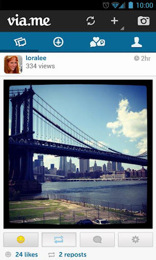 Via.Me News Feed