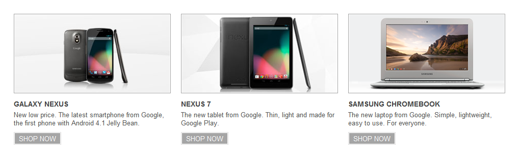 Chromebook With Google Nexus & Nexus 7