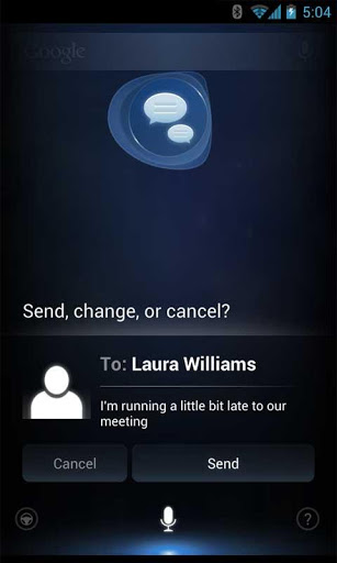 Dragon Mobile Assistant Sending a Text Message