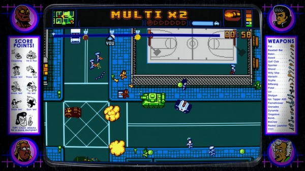 Retro City Rampage Tank Fight