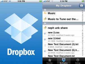 Dropbox App For iPhone
