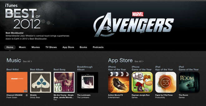 Apple Apps of The Year 2012